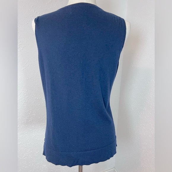 Pure Collection, Silk, Wool, and Cotton Tank and Open Cardigan 2 piece Set - Picture 7 of 8